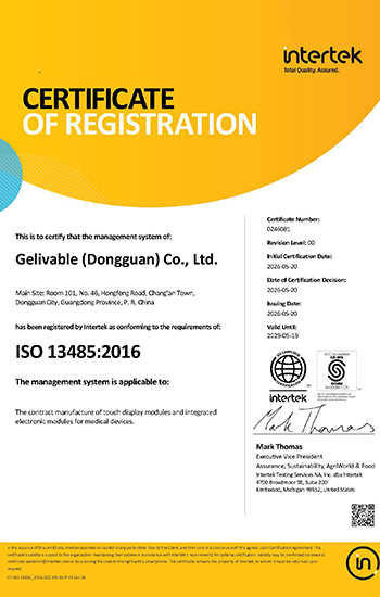 Gelivable-ISO-13485
